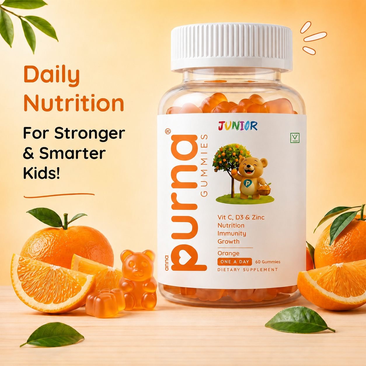 Citrus Blends — Purna Junior 60 gummies, photo 2