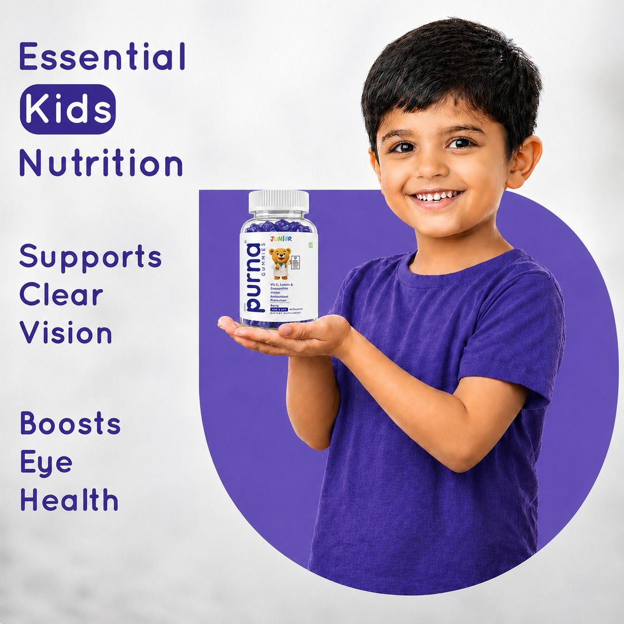 Eye Health — Purna Junior 60 gummies, photo 3