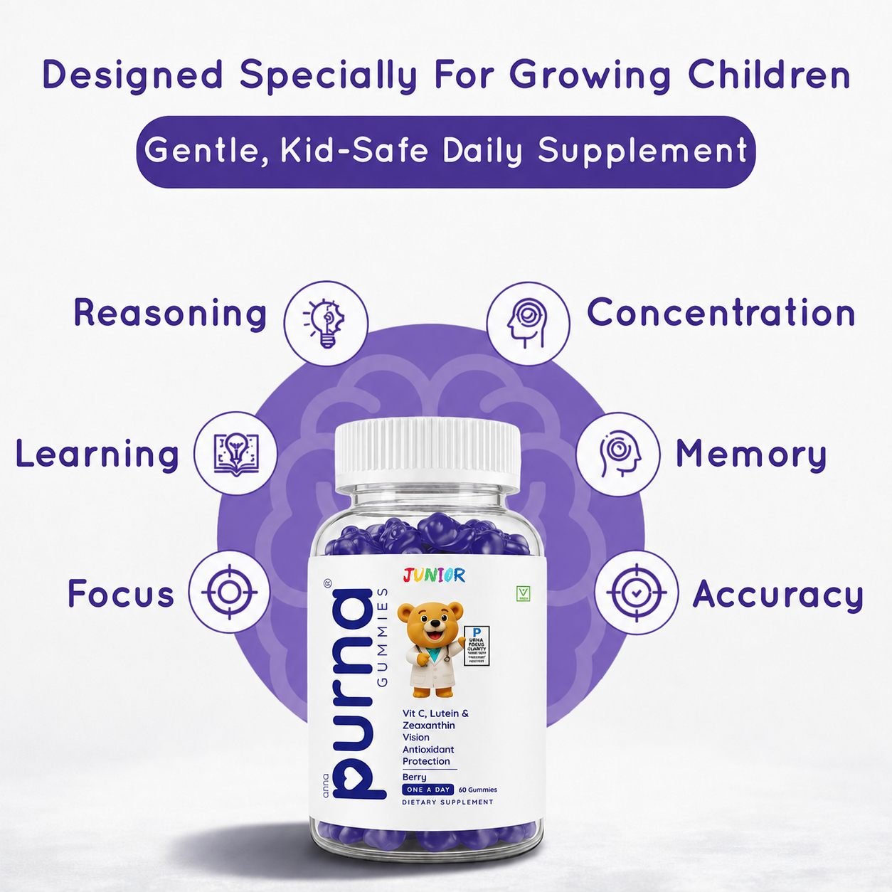Eye Health — Purna Junior 60 gummies, photo 4