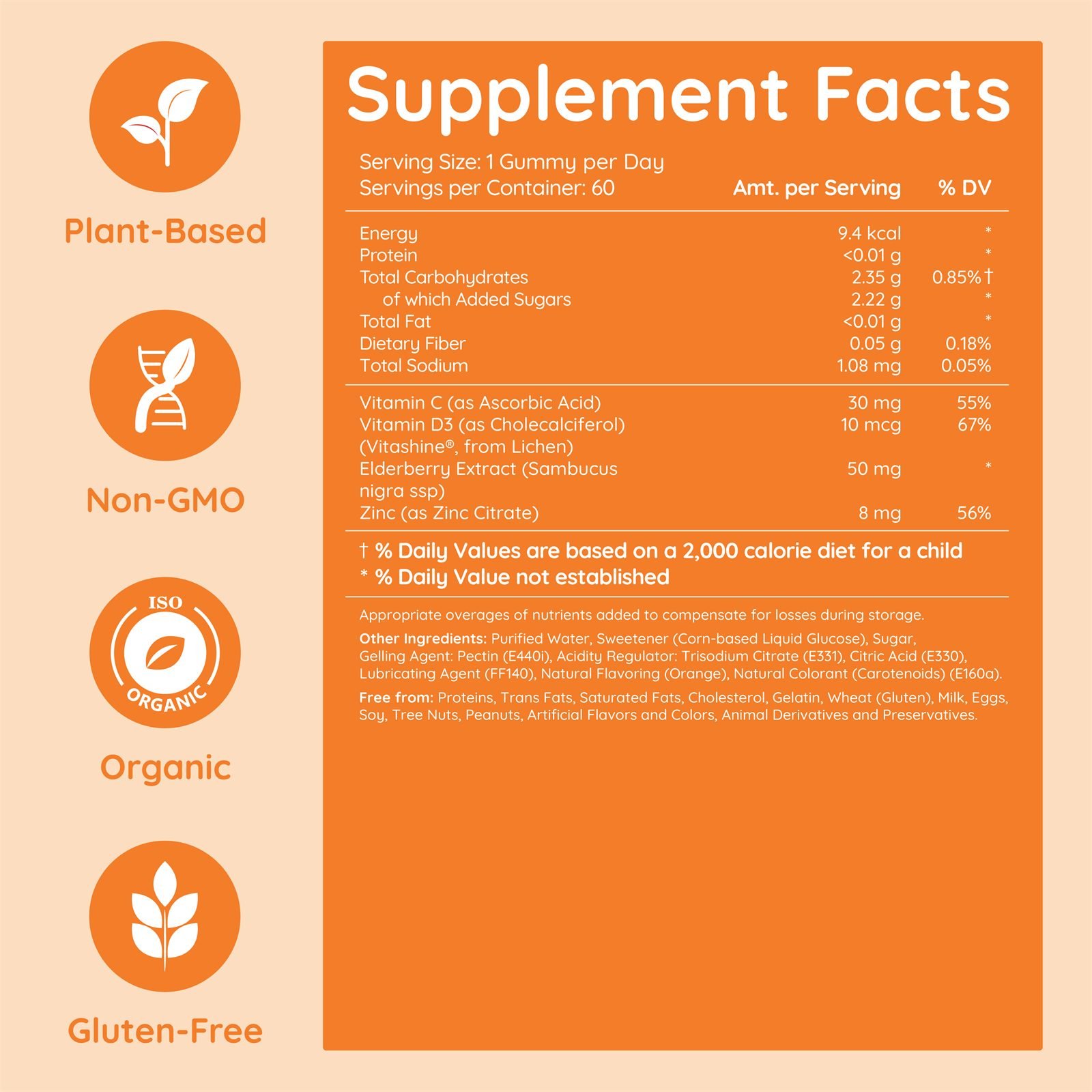 Citrus Blends — Purna Junior 60 gummies, photo 6